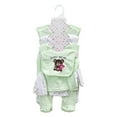 thumbnail image 1 of Splozh Unisex Baby Clothes Layette Sets Baby Girl Clothes Must Haves Baby Layette Gift Set Jumpsuit+Top+Pant+Bib+Hat+Socks for Girls Girl Gift Sets 8PCS Green,0-3 Months, 1 of 4
