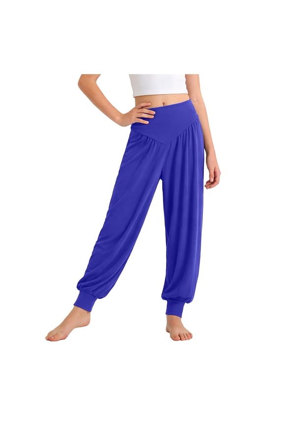 Wide Leg Sweatpants Girls' Sweatpants Wide Leg Casual Kids Joggers Loose Teen Pants Dance Clothes Blue,9-10 Years