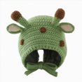 thumbnail image 1 of Splozh Winter Beanie Kids Winter Beanie Hat Children's Warm Fleece Lined Knit Thick Ski Cap for Boys Girls,Green,3-24 Months, 1 of 4
