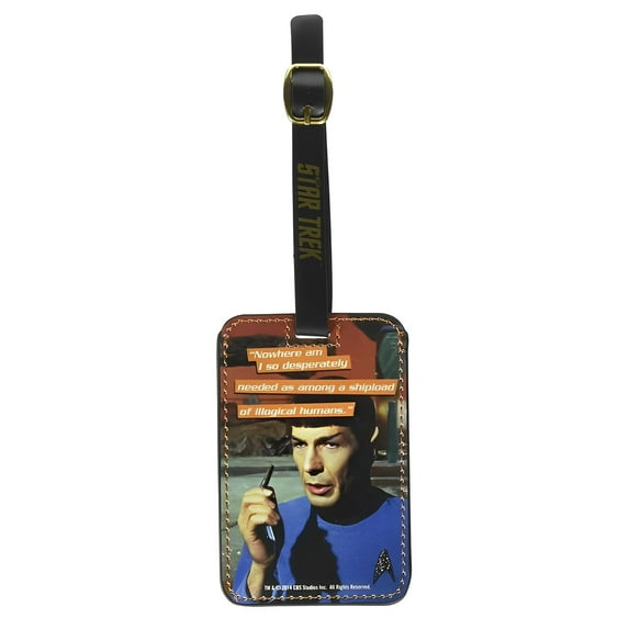 Spock Graphic Luggage Tag
