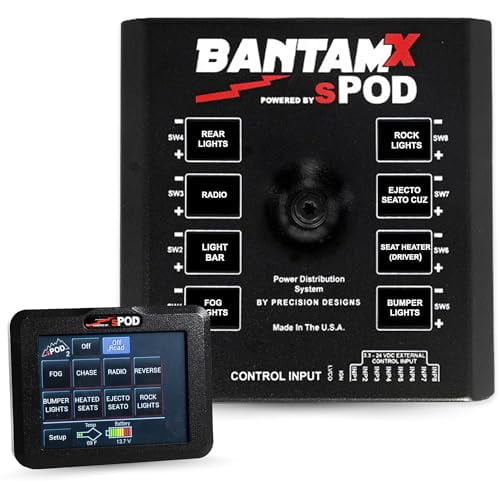 Spod BXTSBUNI84 84 in. BantamX Touchscreen for Uni Battery Cable