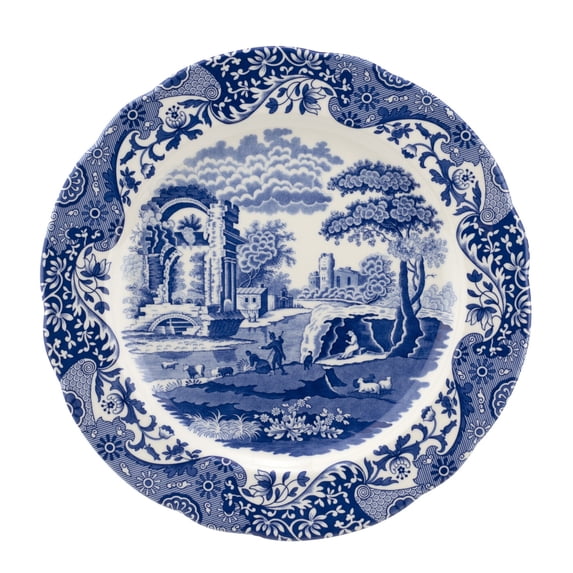 Spode Blue Italian 12" Charger Plate, Made in England, Fine Porcelain, Dishwasher Safe