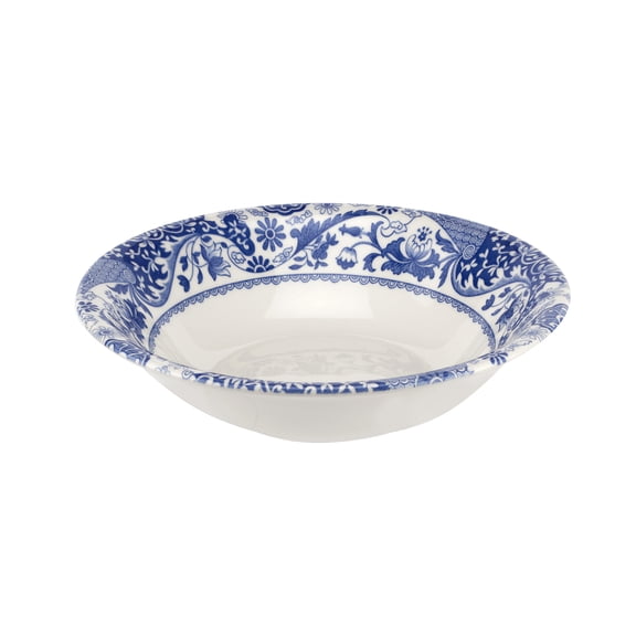 Spode Blue Italian Brocato 8 Inch Cereal Bowl, Made of  Fine Earthenware