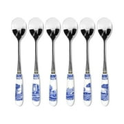 Spode Blue Italian Tea Spoons Set of 6