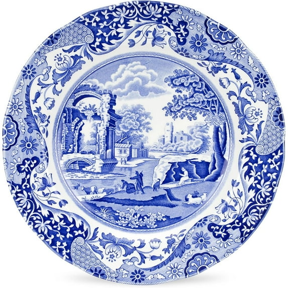 Spode Blue Italian Dinner Plates - Set of 4 (10.5 inch Dinner Plate)