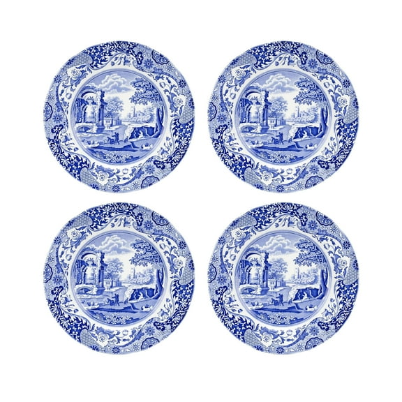 Spode Blue Italian Dinner Plates - Set of 4 (10.5 inch Dinner Plate)