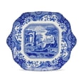 thumbnail image 1 of Spode Blue Italian English Bread and Butter Plate, Dessert and Appetizer Plate, Square Blue and White Plate, Measures 11-Inches, Dishwasher and Microwave Safe, 1 of 7