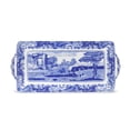 thumbnail image 1 of Spode Blue Italian Sandwich Tray, Serving Platter for Tea Sandwiches, Desserts, and Appetizers, Porcelain, Measures 13-Inches, Dishwasher Safe (Blue/White), 1 of 7