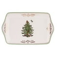 thumbnail image 1 of spode christmas tree dessert tray, gold, 1 of 2