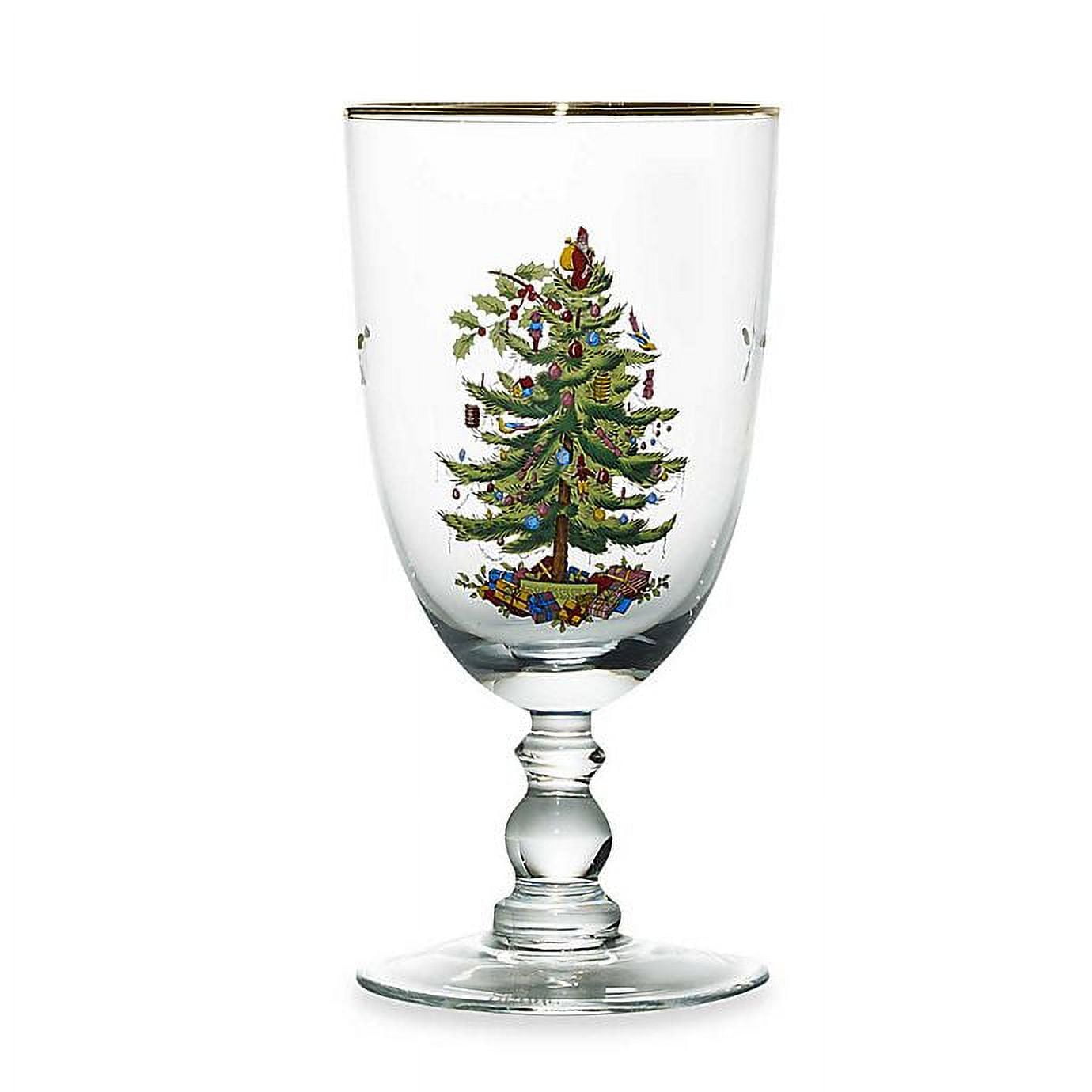 Sold at Auction: 29 PCS - SPODE CHRISTMAS TREE GLASSWARE