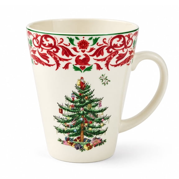 Spode Christmas Tree 2026 Annual Mug - Lead-Free, Festive Porcelain