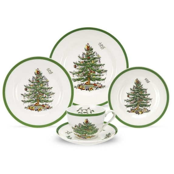 Spode Christmas Tree 5-Piece Place Setting