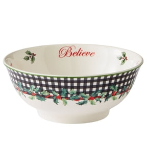 Spode Christmas Tree 6" Porcelain Bowl, 2024 Annual Collector Bowl - Holiday Dinnerware & Decorative Bowl, Holiday Winter Serving for All Parties & Occasions - For Snacks, Soup, Salads