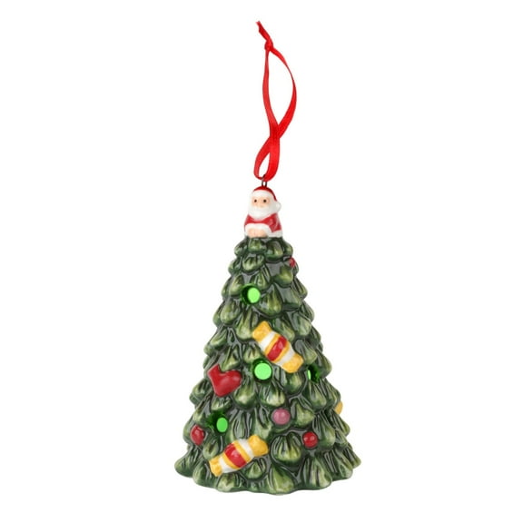 Spode Christmas Tree Christmas Tree Ornament, Long-Lasting Festive Holiday Ornament for Christmas Tree& Seasonal Display - Stylish Christmas Decoration for Mantel, Shelves, Home Accents