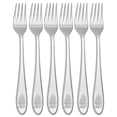 thumbnail image 1 of Spode Christmas Tree Cocktail Forks (Set of 6) - 6.8-Inch Appetizer and Dessert Forks, 18/10 Stainless Steel Flatware, Salad Forks for Christmas Appetizers & Small Plates, Holiday Table Settings, 1 of 7