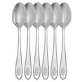 thumbnail image 1 of Spode Christmas Tree Cocktail Spoons - Festive Flatware Set for 6 - Christmas Dessert Spoons in 18/10 Stainless Steel, Holiday Kitchen Utensils for Custards, Puddings, Cakes - Dishwasher Safe, 1 of 7