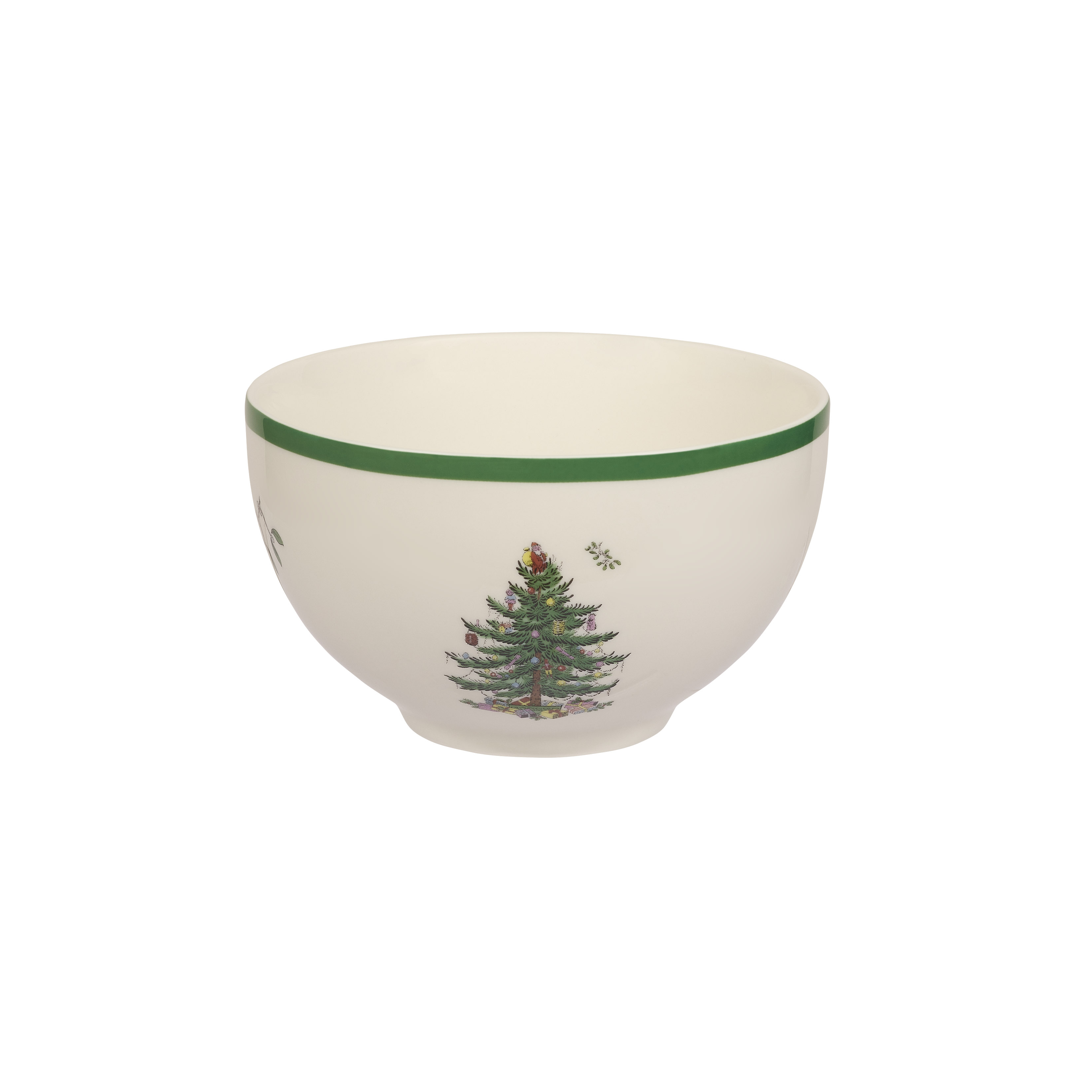 Spode Christmas Tree Collection Rice Bowl Measured at 6", Use for