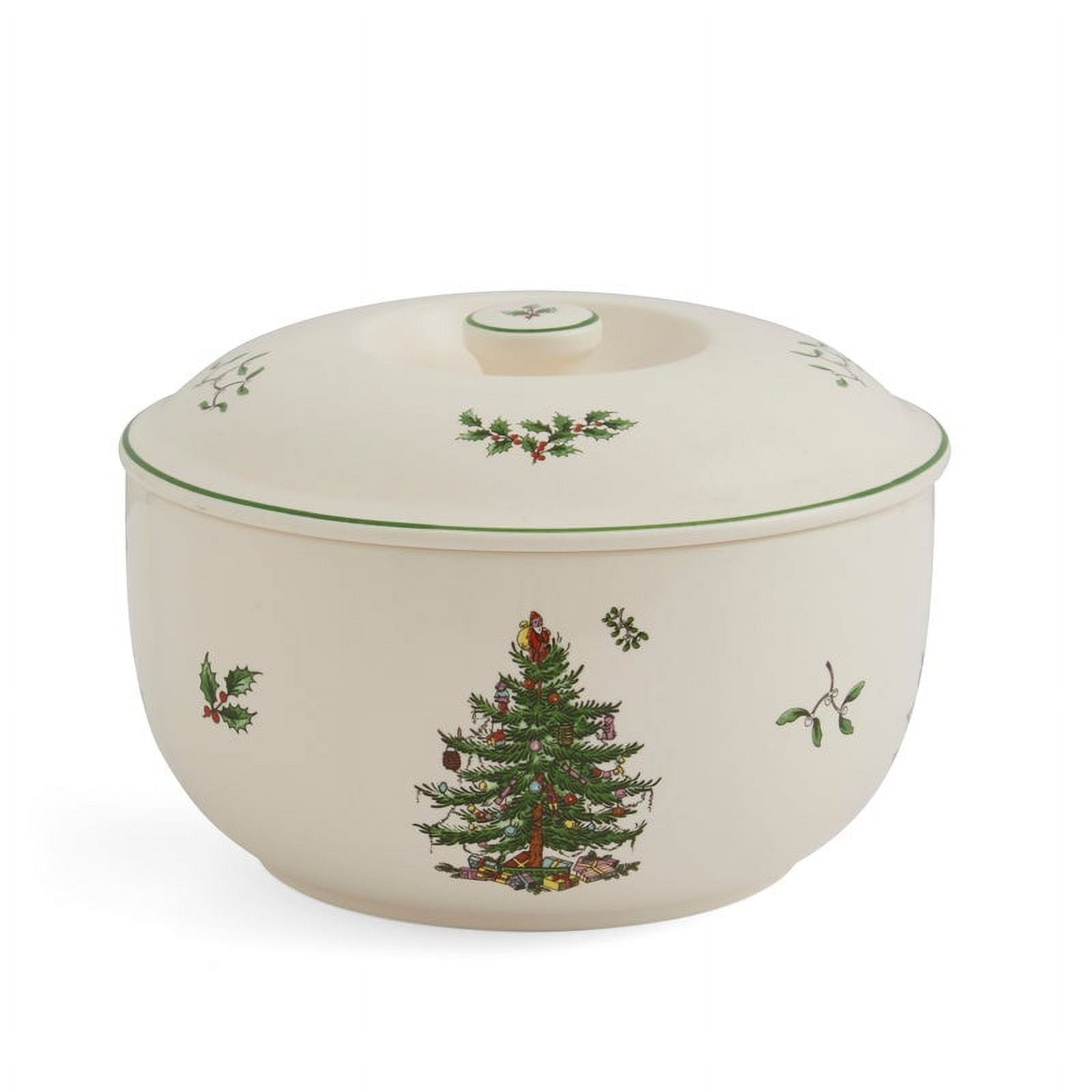 Spode Christmas Tree Baked with Love Pie Dish