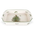 thumbnail image 1 of Spode Christmas Tree Large Rectangular Handled Dish, Deep Baking Pan (15" x 11") - Dishwasher Safe, Festive Tableware for Holiday Entertaining, Christmas Serveware & Seasonal Platters, 1 of 7