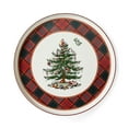 thumbnail image 1 of Spode Christmas Tree Lazy Susan - Tartan Plaid, Non Skid 360 Degree Rotation, Holiday Space Saver for Kitchen, Cabinet, Pantry, Rotating Spice Rack Organization for Easy Access, Festive Entertaining, 1 of 7