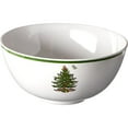 thumbnail image 1 of Spode Christmas Tree Melamine Deep Bowl - Large 11-Inch Round Serving Bowl for Salad, Pasta, Side Dishes - Festive Holiday Tableware - Shatterproof, Indoor/Outdoor Use, Dishwasher Safe, 1 of 5