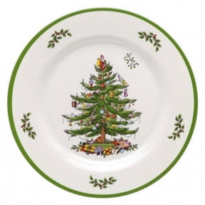 Spode Christmas Tree Melamine Dinner Plates (Set of 4)