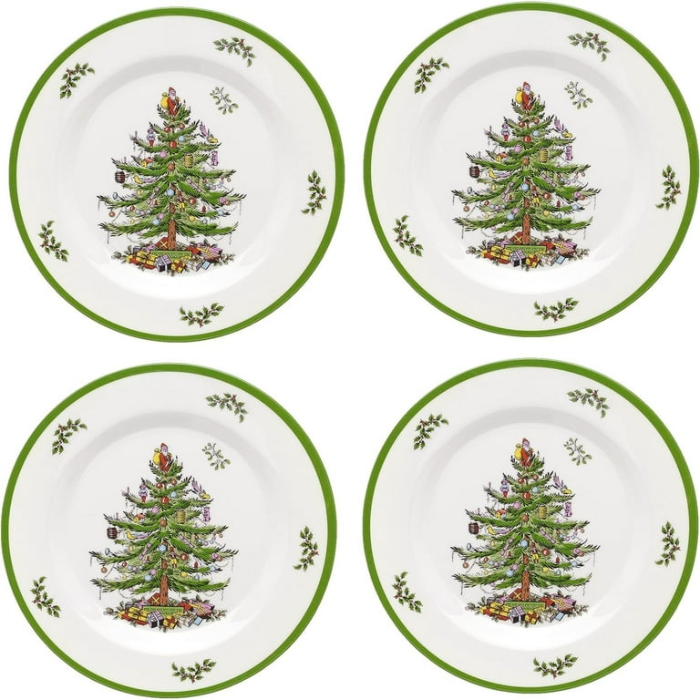 Spode Christmas Tree Melamine Salad Plate (Set of 4) Inch