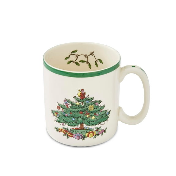 Spode Christmas Tree Mug - 7 oz, Multicolored