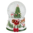 thumbnail image 1 of Spode Christmas Tree Ruldolph Winter Wonderland Snow Globe, Plays Soothing Music - Durable Dolomite, Personalized Collectible Holiday Gift - Great for Christmas, Weddings, Home Décor, 1 of 7