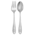 thumbnail image 1 of Spode Christmas Tree Salad Servers (Set of 2) - 10 Inch Flatware Serving Spoon & Fork, Festive Holiday Tableware, 18/10 Stainless Steel Serving Utensils - Dishwasher Safe, Ideal for Holiday Dining, 1 of 3