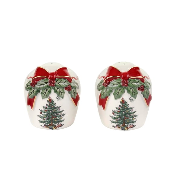 Spode Christmas Tree Salt & Pepper Set