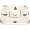 thumbnail image 1 of Spode Christmas Tree Square Chip & Dip, 1 of 7