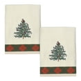 thumbnail image 1 of Spode® Christmas Tree Tartan 2-Pack Hand Towel Set, 1 of 1
