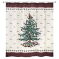 thumbnail image 1 of Spode® Christmas Tree Tartan Shower Curtain, 1 of 2