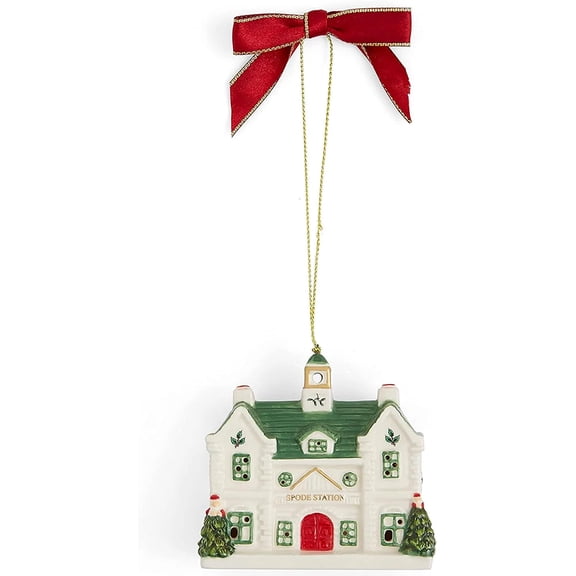 Spode Christmas Village Church LED Ornament