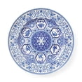 thumbnail image 1 of Spode Judaica Passover Seder Plate, Blue/White, 1 of 5