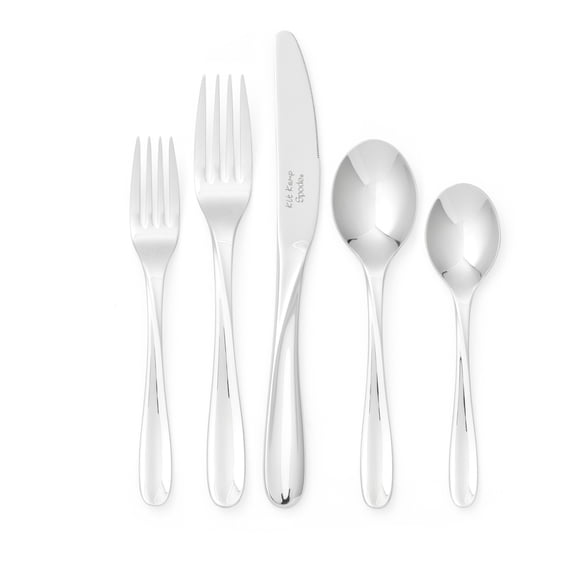 Spode Kit Kemp 20-Piece Cutlery Set | 18/10 Stainless Steel | Dishwasher Safe | Versatile Serving Flatware | Ideal for Appetizers, Desserts, Snacks | Perfect for Home & Gatherings