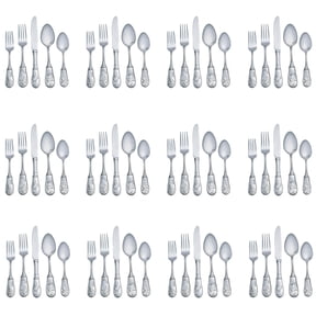 Spode Woodland 18/10 Stainless Steel 60pc. Flatware Set (Service for Twelve)