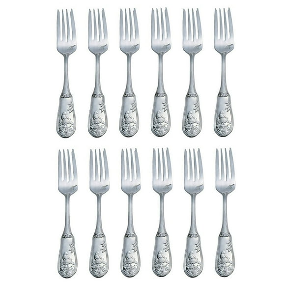 Spode Woodland 18/10 Stainless Steel Salad Fork (Set of Twelve)