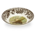 thumbnail image 1 of Spode Woodland 6.25 Inch Cereal Bowl, Majestic Moose - Dishwasher Safe, Microwave & Warm Oven Safe - Holiday Serveware with Festive Moose Design, Made in England, Fine Earthenware Craftsmanship, 1 of 7