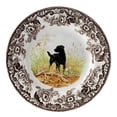 thumbnail image 1 of Spode Woodland Hunting Dogs Salad Plate Labrador Retriever, 1 of 7