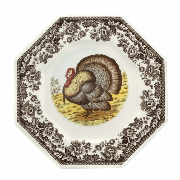 Woodland - Turkey Octagonal Plate (Turkey)