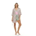 thumbnail image 1 of Spoiled Angel Womens 3 pc Short Set and Robe Set, 1 of 4
