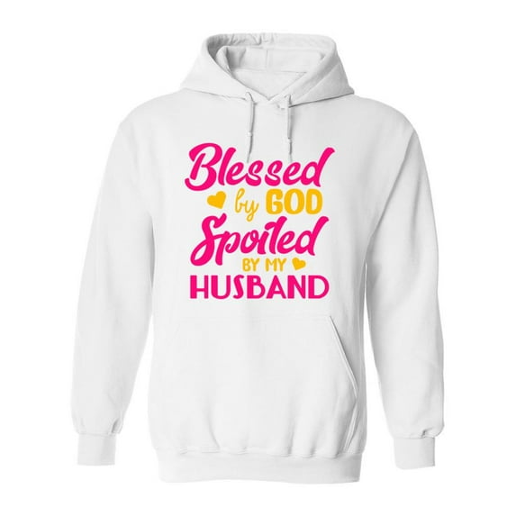 Spoiled By My Husband Hoodie Women -SPIdeals Designs, Female 4X-Large