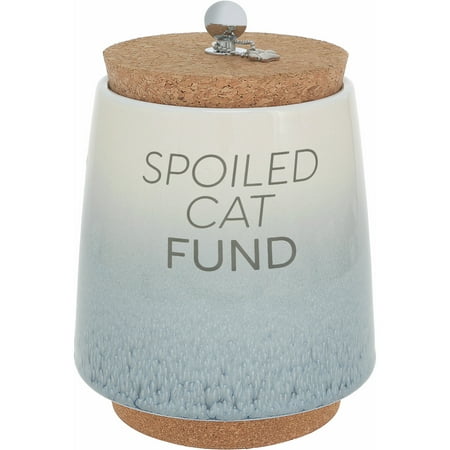 Pavilion Gift Company - Spoiled Cat - 6.5" Ceramic Savings Bank