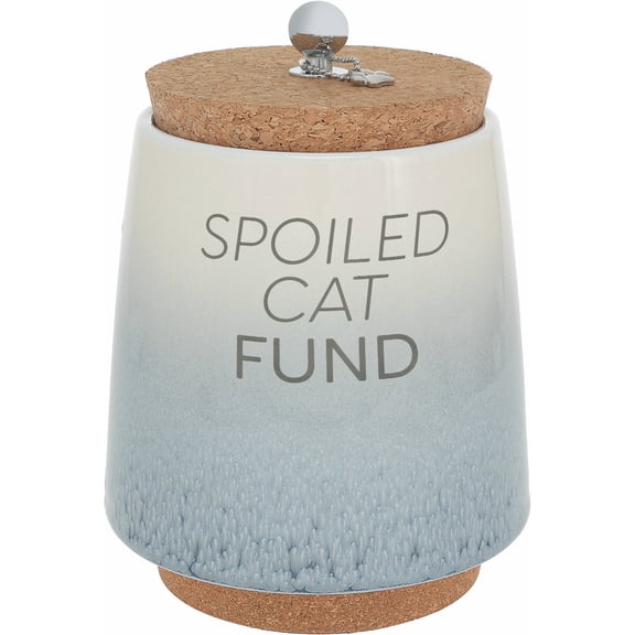 Pavilion Gift Company - Spoiled Cat - 6.5" Ceramic Savings Bank