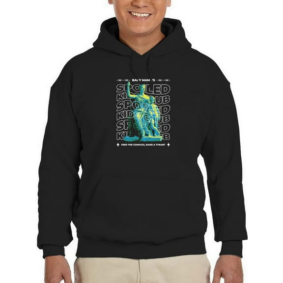 Spoiled Kids Club Hoodie Men -Smartprints Designs, Male x-Large