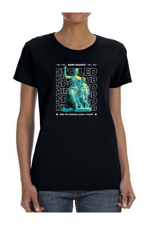 Spoiled Kids Club T-Shirt Women -Smartprints Designs, Female x-Large