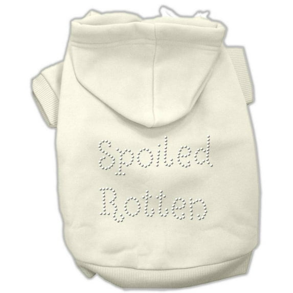 Pet, Dog Cat Hoodie Rhinestone, "Spoiled Rotten"