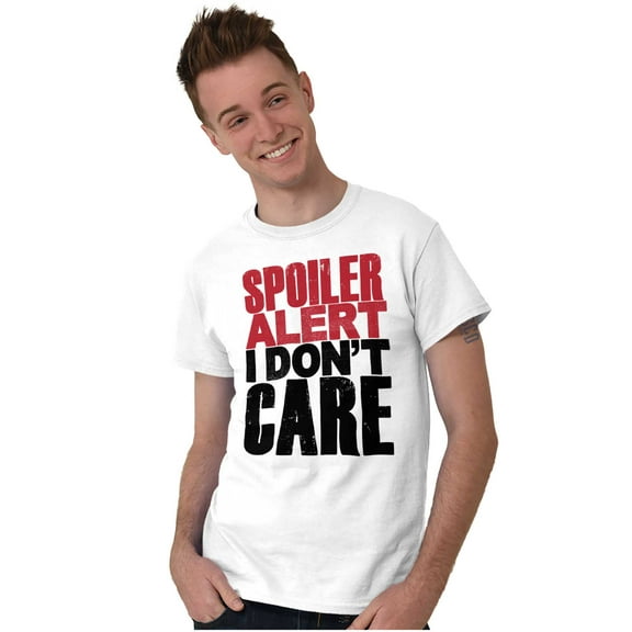 Spoiler Alert Rude Sarcastic Humor Men's Graphic T Shirt Tees Brisco Brands M